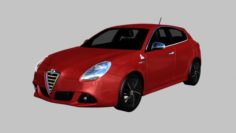2011 Alfa Romeo Giulietta 3D Model