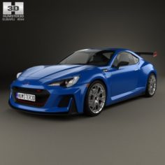 Subaru BRZ STI Performance concept 2015 3D Model