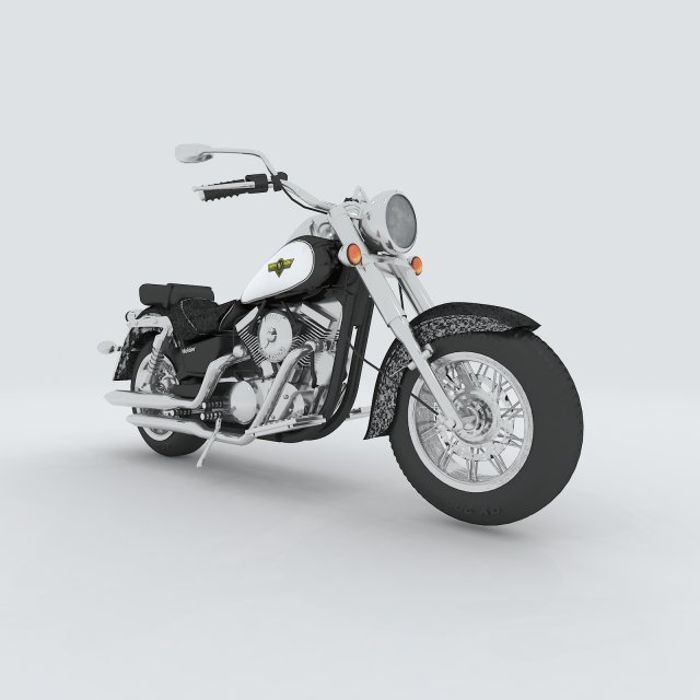 Vehicle Motorcycles D6460 3D Model