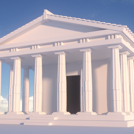 CGC Classic: Greek Temple						 Free 3D Model