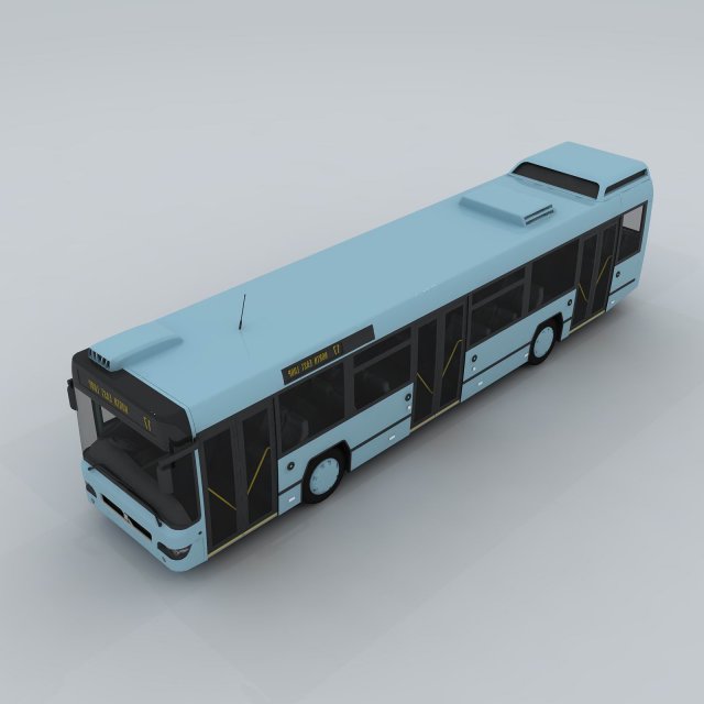 Transportation – Bus 02 3D Model