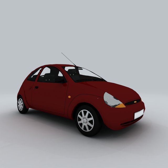 Vehicle Cars D6436 3D Model