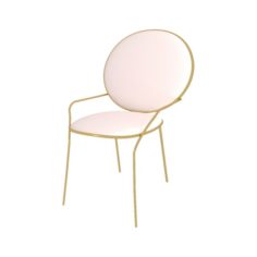 Soft Gold Chair 3D Model