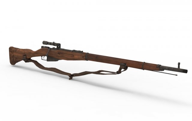 Mosina rifle 3D Model