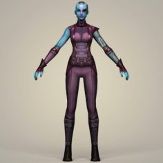 Nebula Fantasy Character 3D Model
