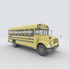 Vehicles – school buses 3D Model
