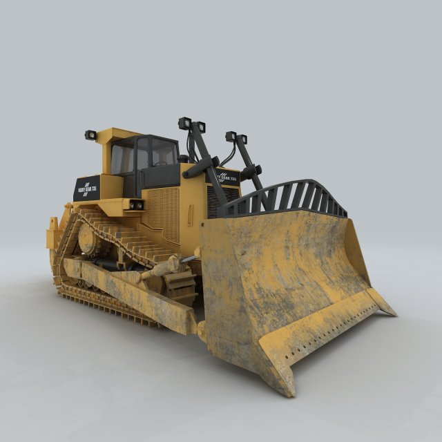 Vehicle bulldozer 2 3D Model