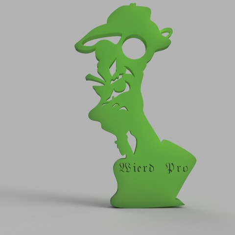 Fear and loathing Key chain 3D Print Model