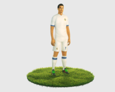 Ronaldo football player 3D Model