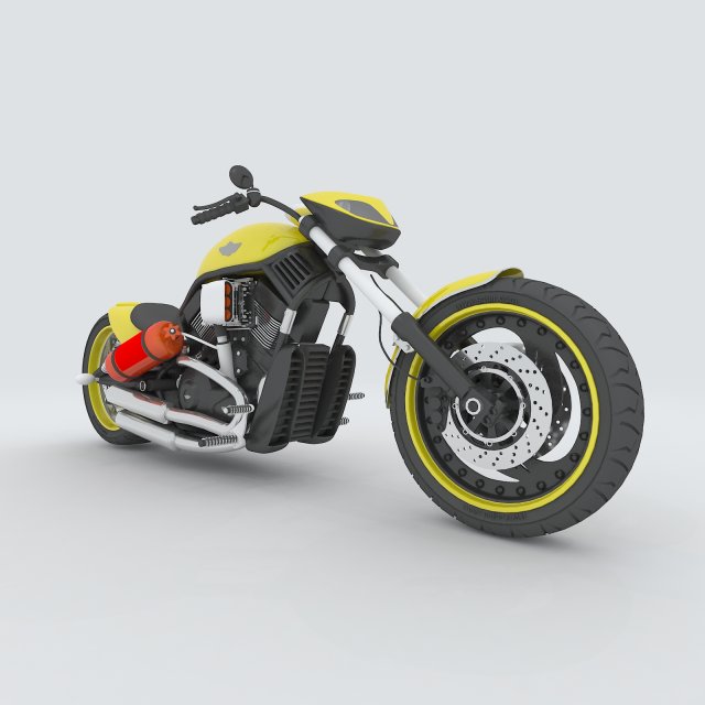 Vehicle Motorcycles 35033 3D Model