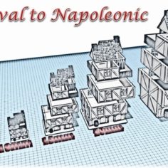 Building 2 – Medieval Wargame to Napoleon 3D Print Model