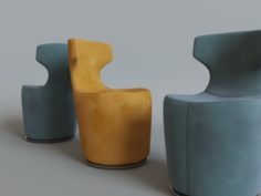 Mini Papilio Chair 3D Model