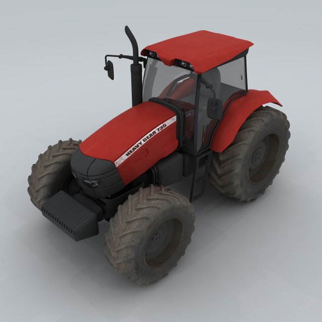 Transport tractor 7 3D Model