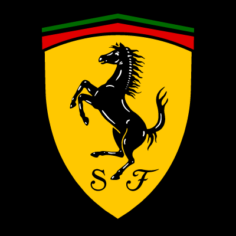 Ferrari emblem 3D Model