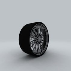 Vehicle – Tire Wheel 03 3D Model