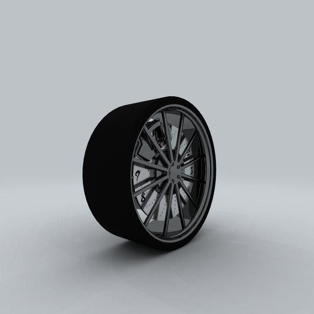 Vehicle – Tire Wheel 03 3D Model