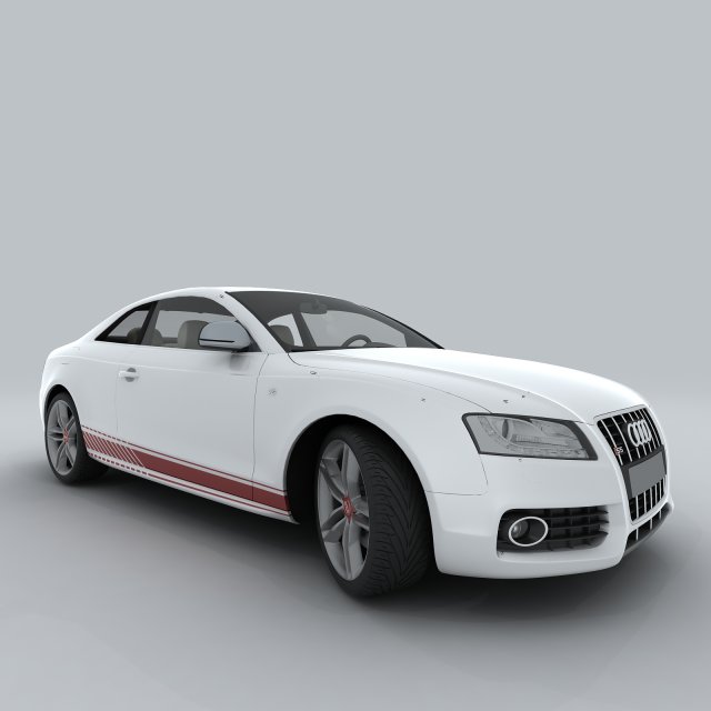 Vehicle – Audi car 09 3D Model