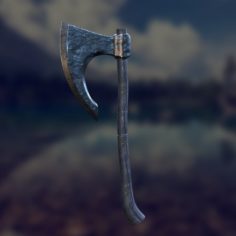 Viking Axe						 Free 3D Model