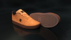 Realisitc DC Shoes Crisis – Brown 3D Model