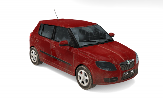 Skoda Fabia 3D Model