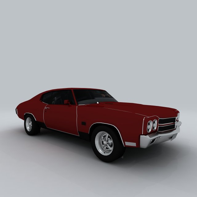 Vehicle – supercar car 58 3D Model