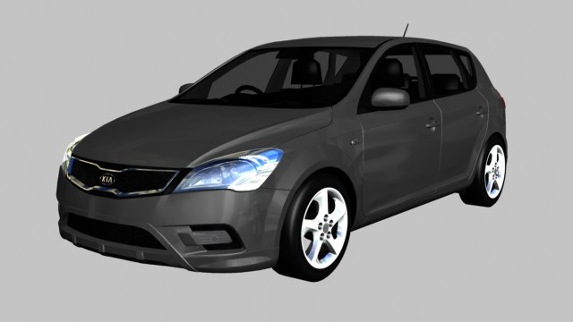 2011 KIA ceed 3D Model