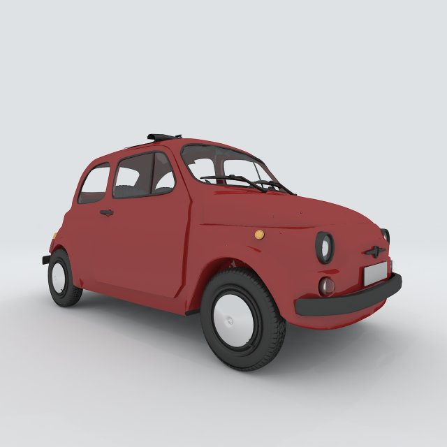 Vehicle Cars D6468 3D Model