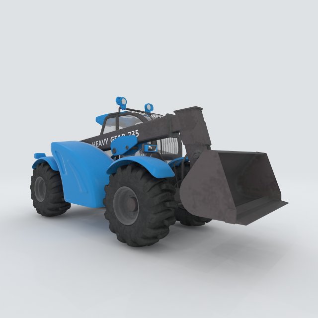 Vehicle mounted Grader 3 3D Model