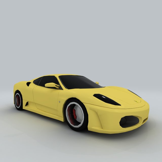 Vehicle – supercar car 04 3D Model