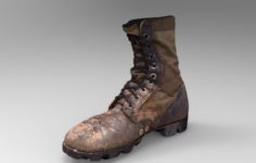 MILITARY BOOTS 3D Model
