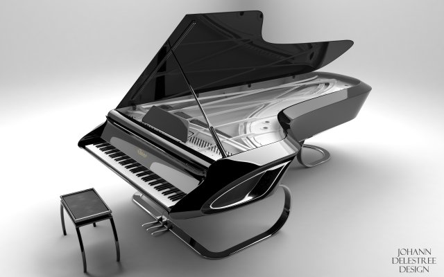 Piano Design 3D Model