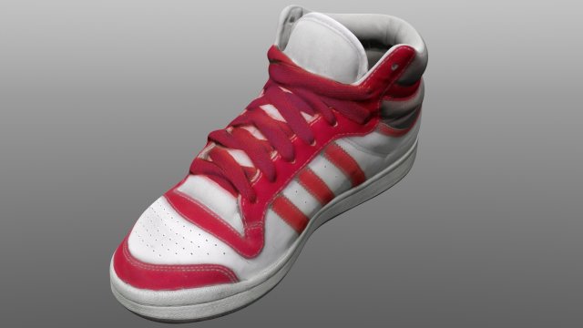 Sneakers low poly model 3D Model