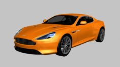 2012 Aston Martin Virage 3D Model