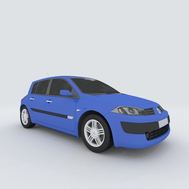 Vehicle Cars D6454 3D Model