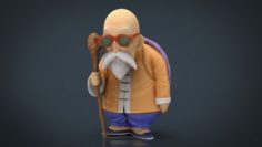 Muten Roshi 3D Model