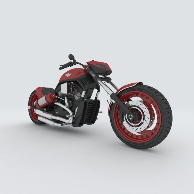 Vehicle Motorcycles D6464 3D Model