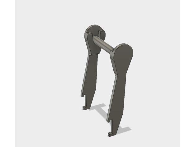 Better Filament Holder for Prusa i3 3D Print Model