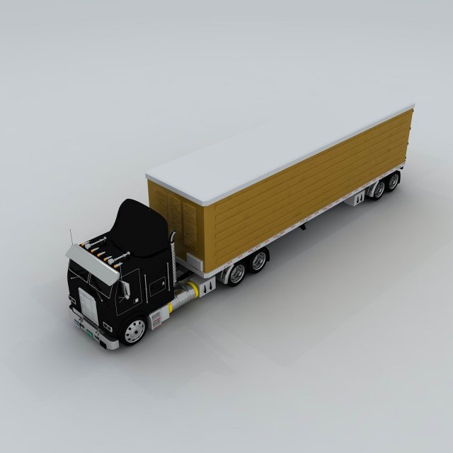 Transportation truck 36061 3D Model