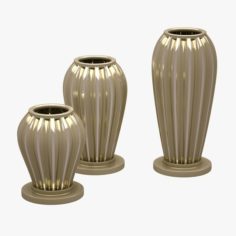 Decorative Vases 01 3D Model