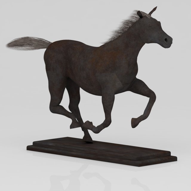 Horse statue 3D Model