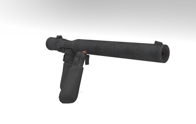 Welrod MK IIA 3D Model