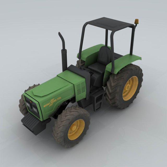 Transport tractor 10 3D Model