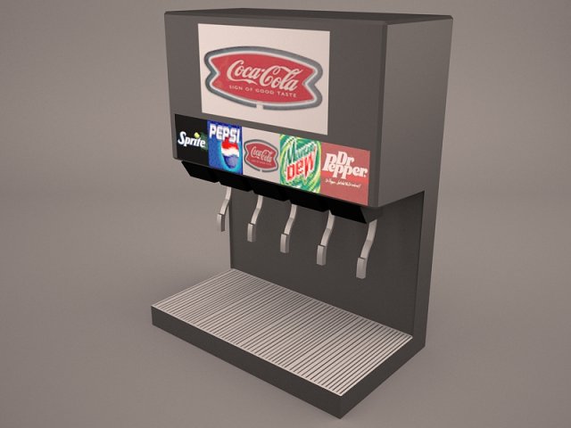 Drinks Dispenser 3D Model