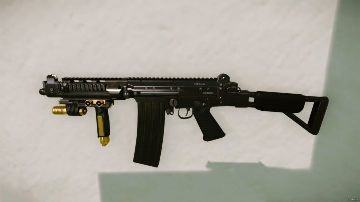 FN FAL DSA 58 3D Model