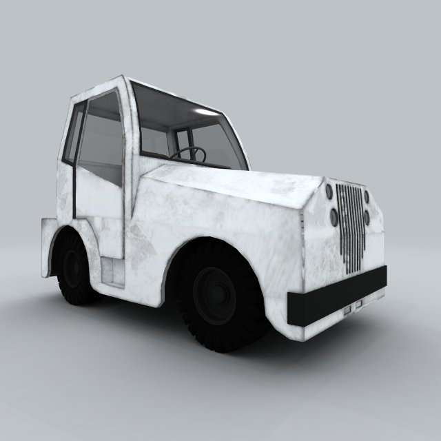 Vehicle – Truck head 06 3D Model