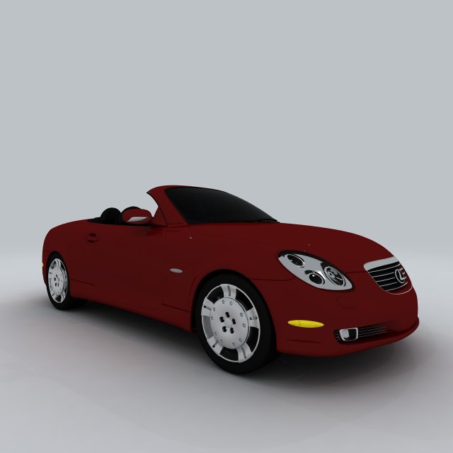 Vehicle – supercar car 29 3D Model