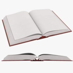 Blank book 3D Model