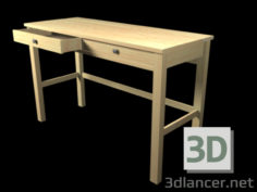 3D-Model 
Table Hemmes 2 drawers