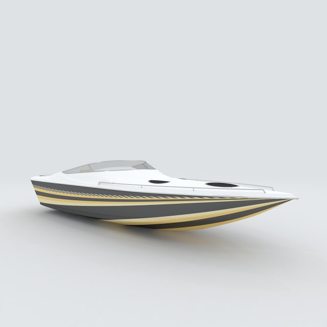 Vehicle Yacht 15165 3D Model