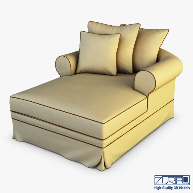 Ampoli lounge chair 3D Model
